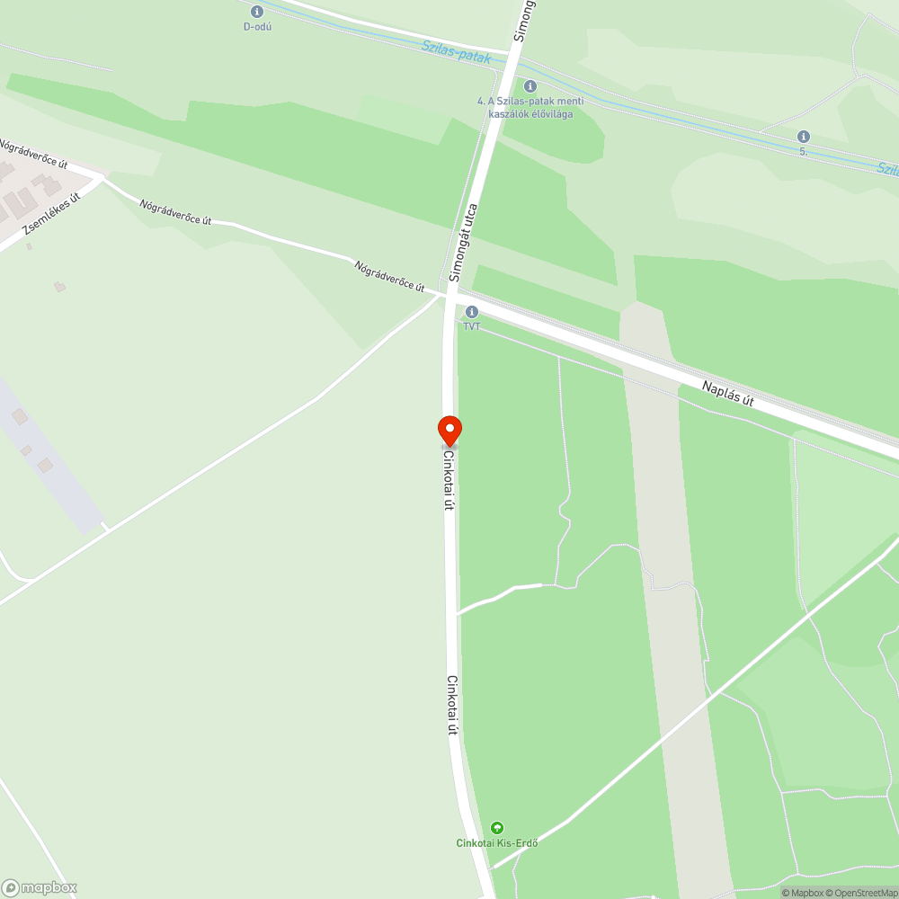 Buszmegálló a semmiben bejelentés helye