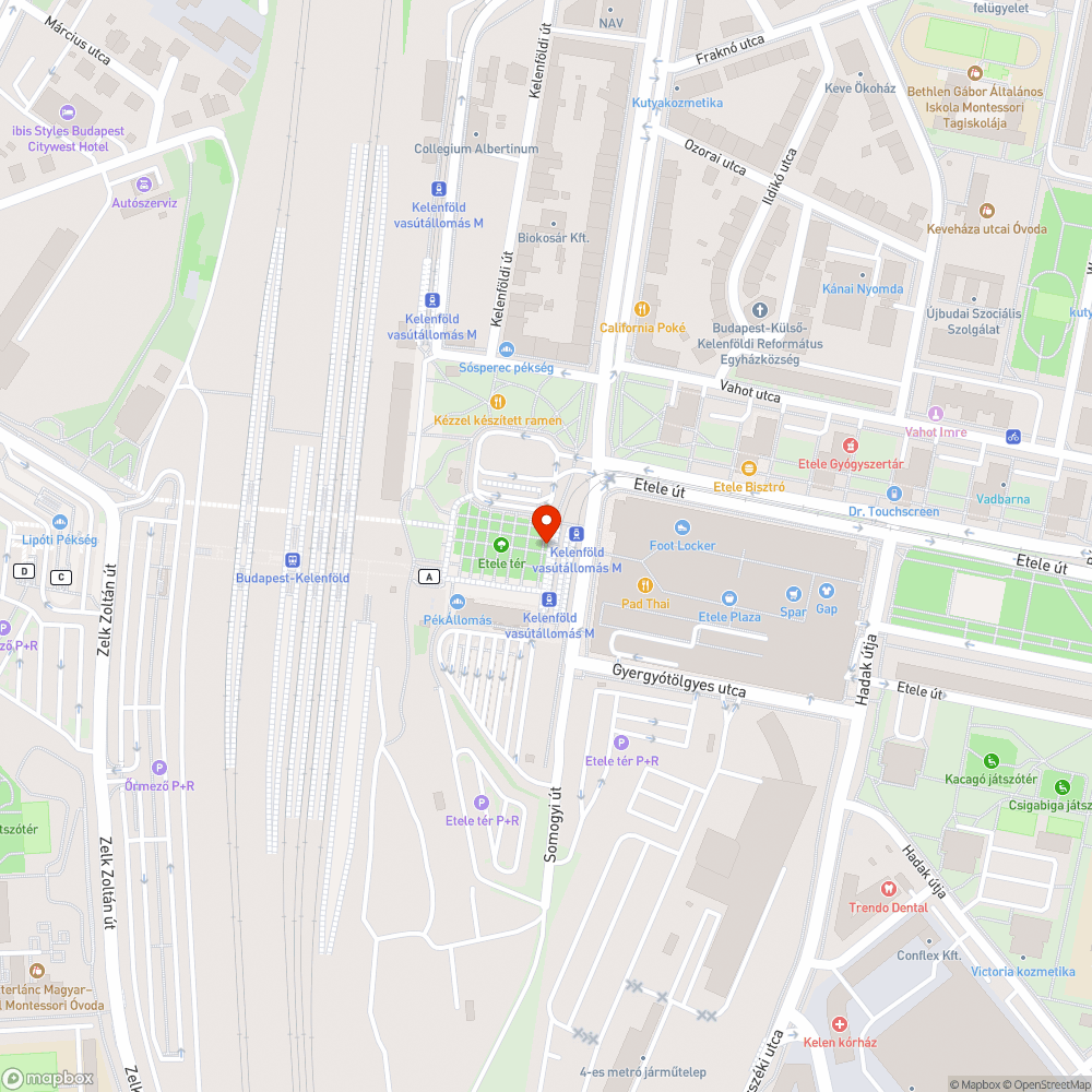 Szétesett kuka bejelentés helye