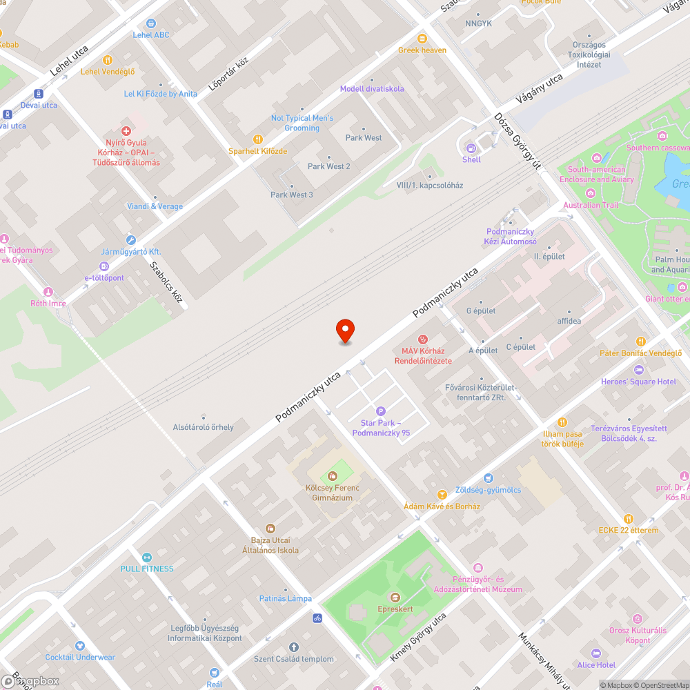 Elhagyott Opel bejelentés helye