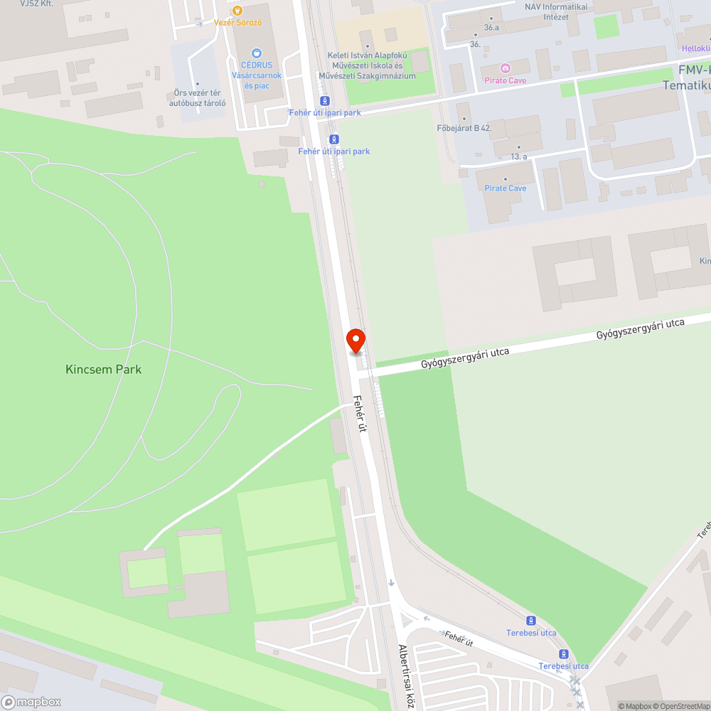 Levelekkel teli kerékpárút bejelentés helye