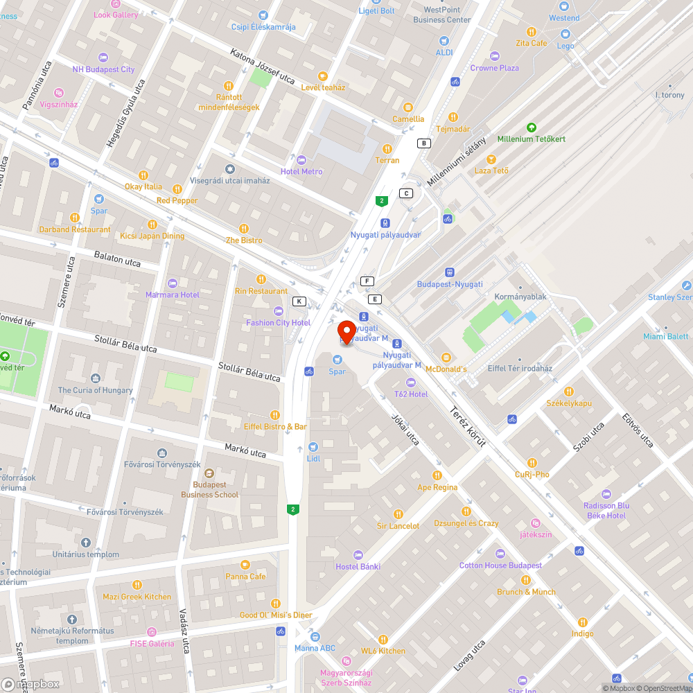 Szeméttel teli virágágyások bejelentés helye