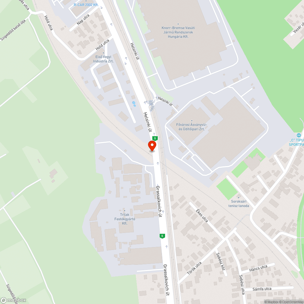 Megrongálódott járda burkolat bejelentés helye