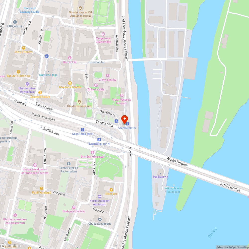 Graffitis fal bejelentés helye