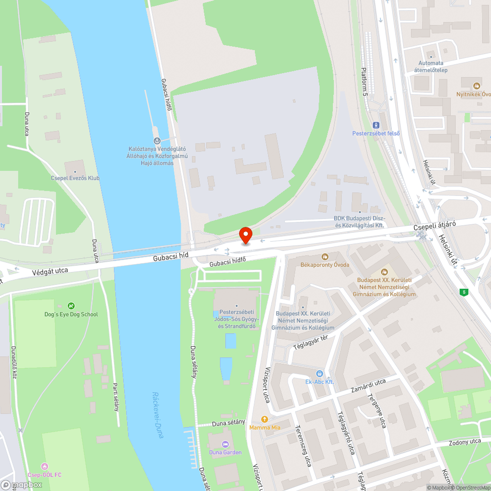 Sósfürdő autóbuszmegálló bejelentés helye