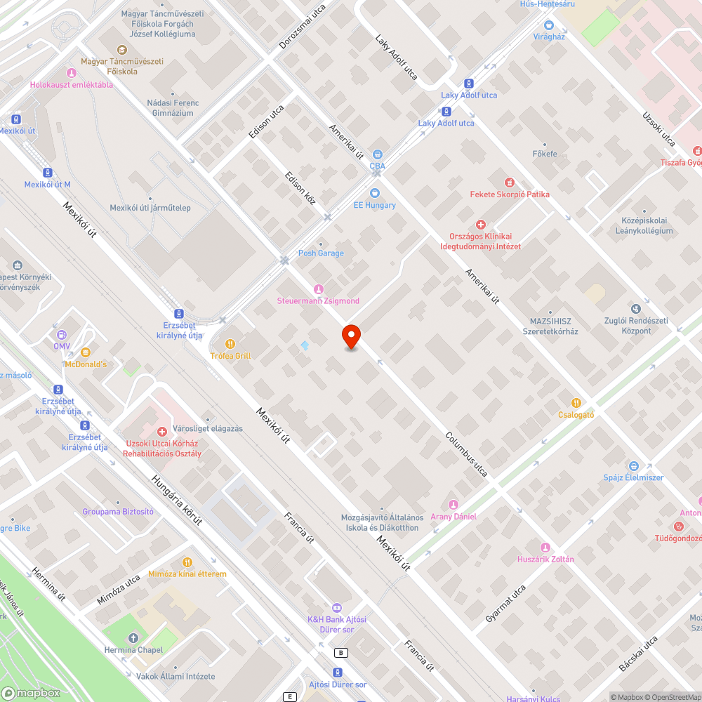 kátyú bejelentés helye