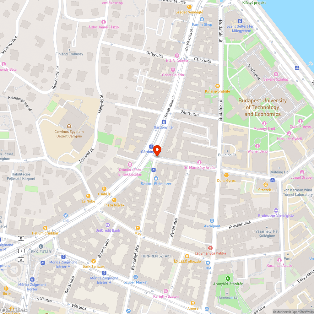 Kukatartó bejelentés helye