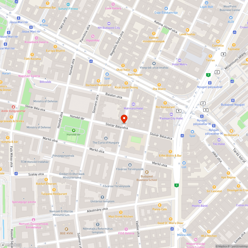 Roncs bejelentés helye