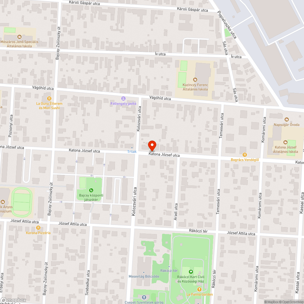 Ismét megsüllyedt a csatorna környékén az útburkolat. bejelentés helye