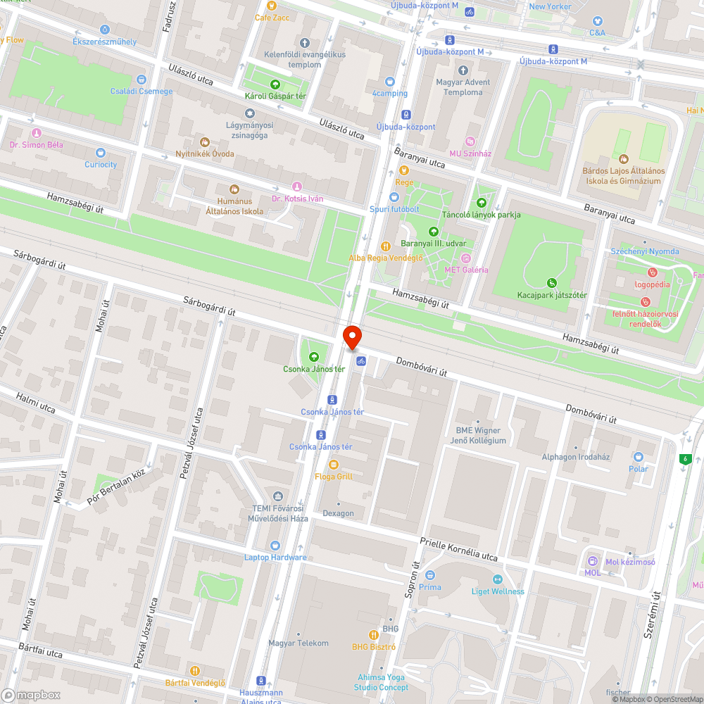 Elfeledett aszfaltdarabok bejelentés helye