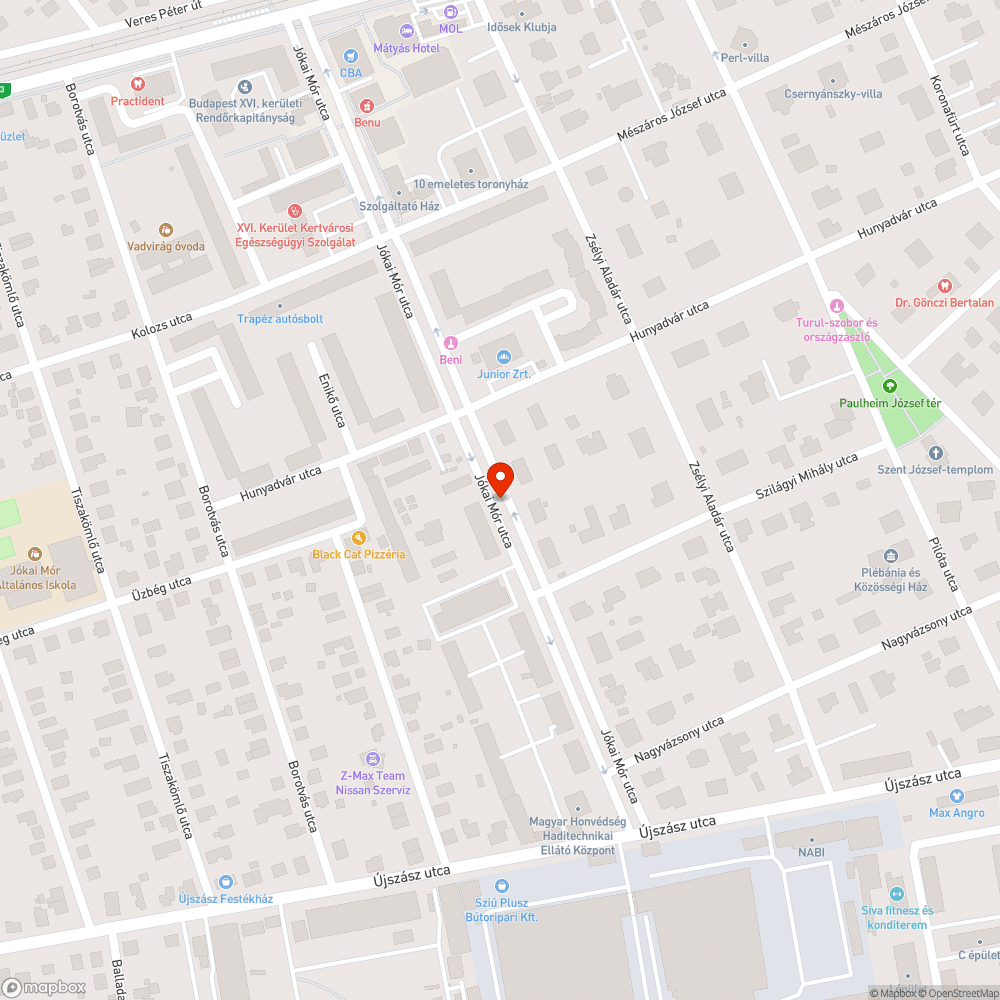 Magas útszegély bejelentés helye