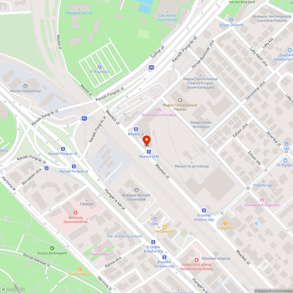 Beázik a Mexikói úti villamos végállomás bejelentés helye