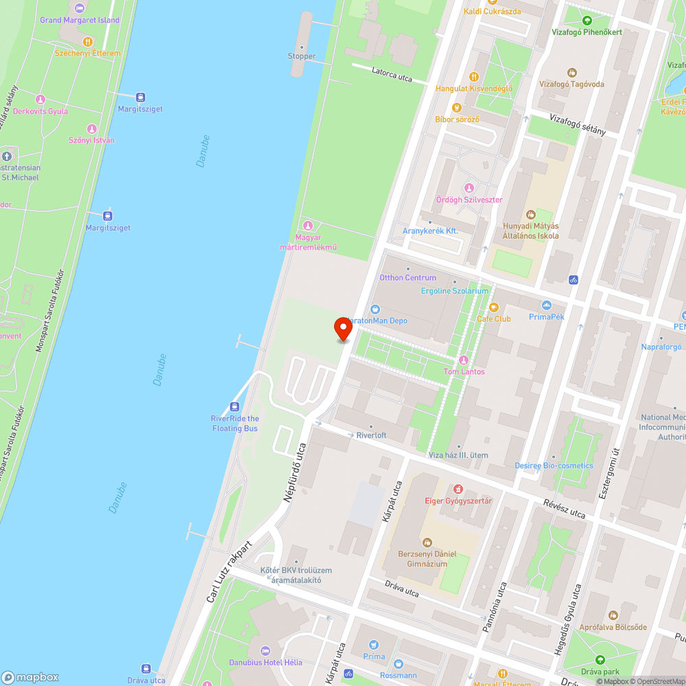 Népfürdő utcában kátyús útszakaszok bejelentés helye