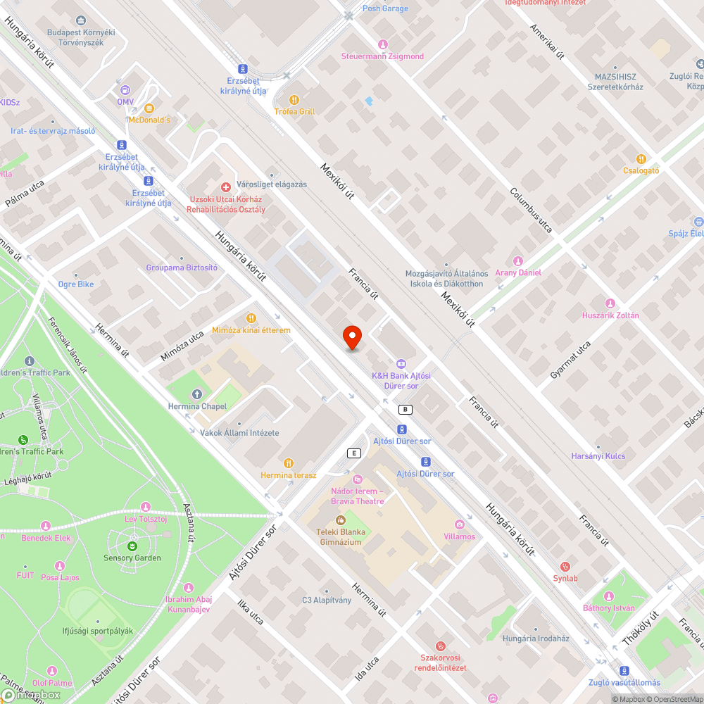 Elhagyott BKV tájékoztató roncs a Hungária 153 előtt bejelentés helye