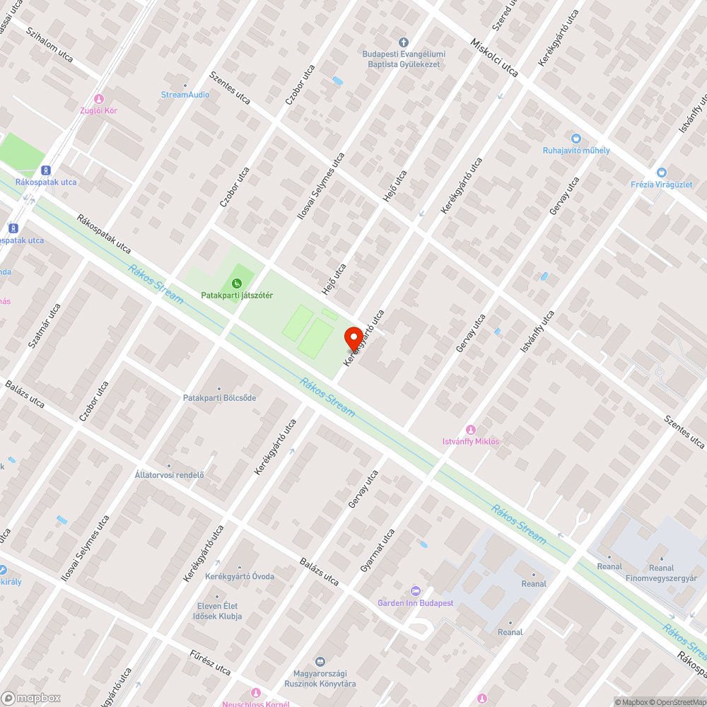 Benőtt járda bejelentés helye