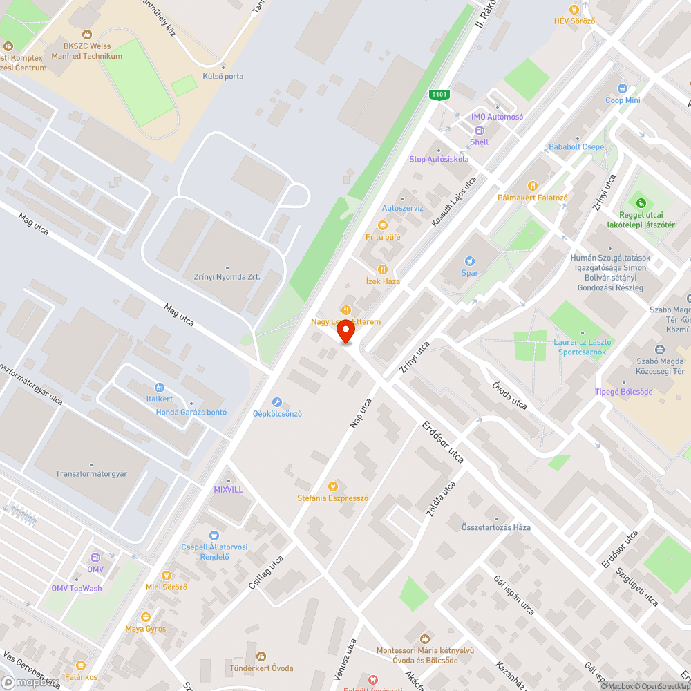 Hatalmas kátyú az úton bejelentés helye