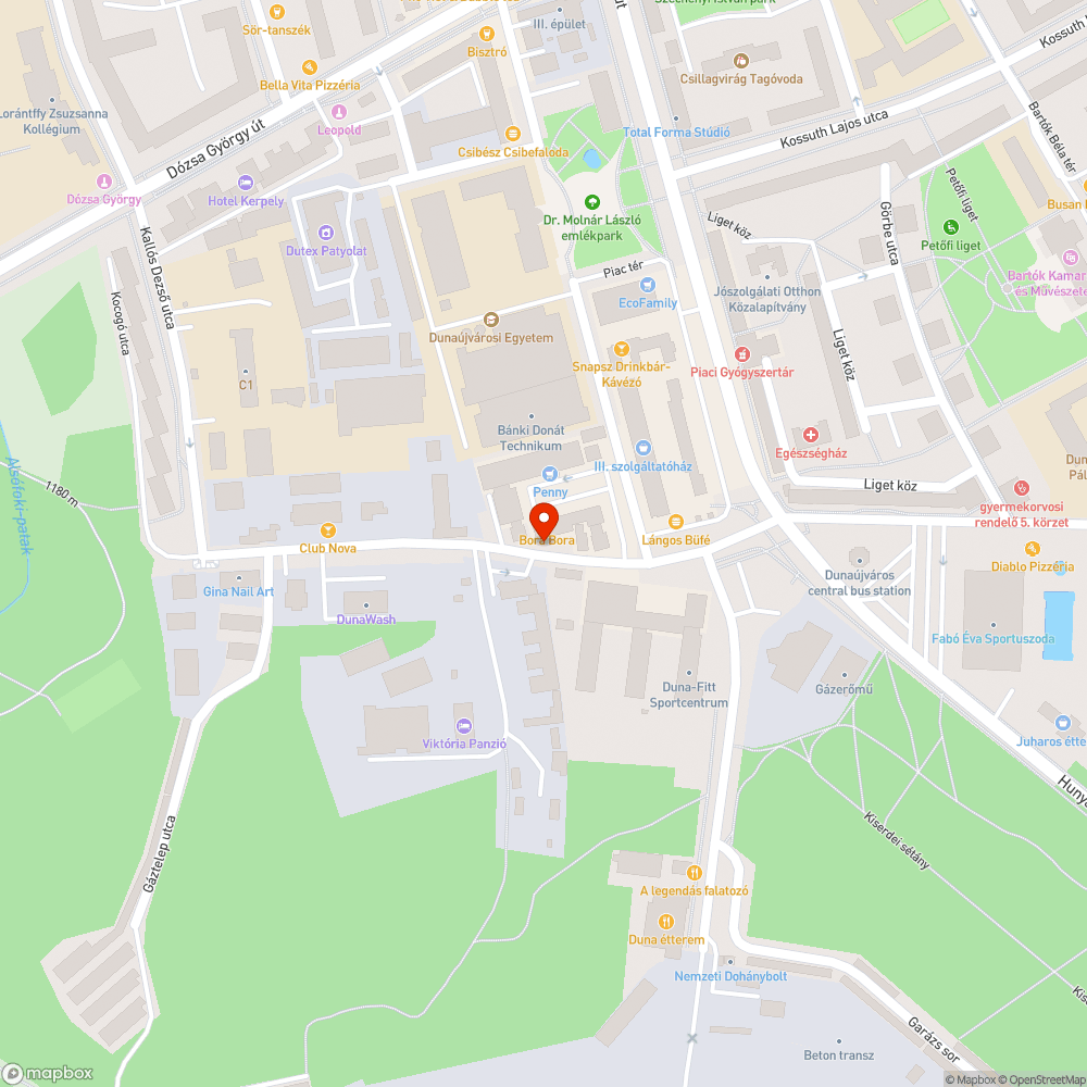 nyitott oszlopajtó bejelentés helye