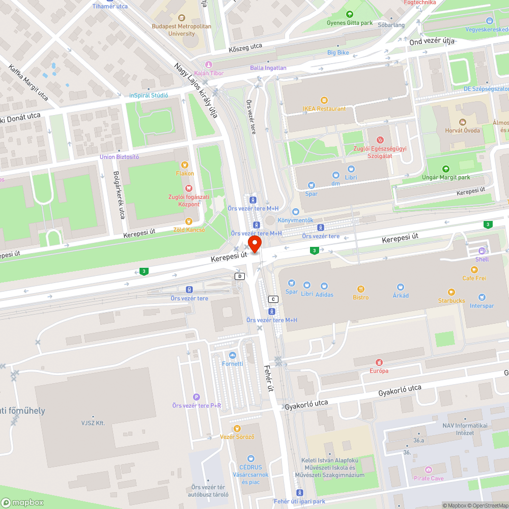 Undorító állapotok az Örs vezér téri aluljáróban bejelentés helye