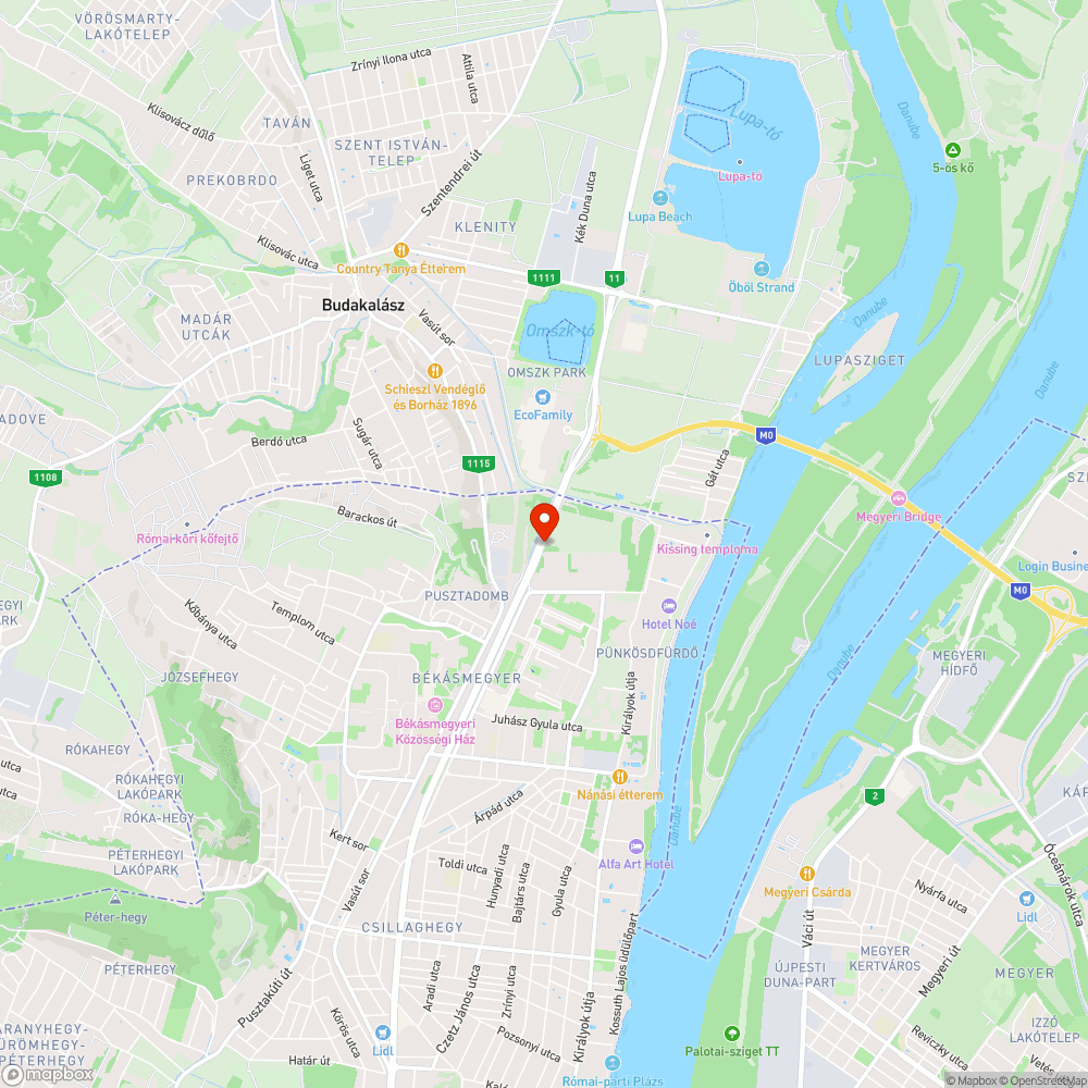 Korai "szembejövő forgalom" tábla bejelentés helye