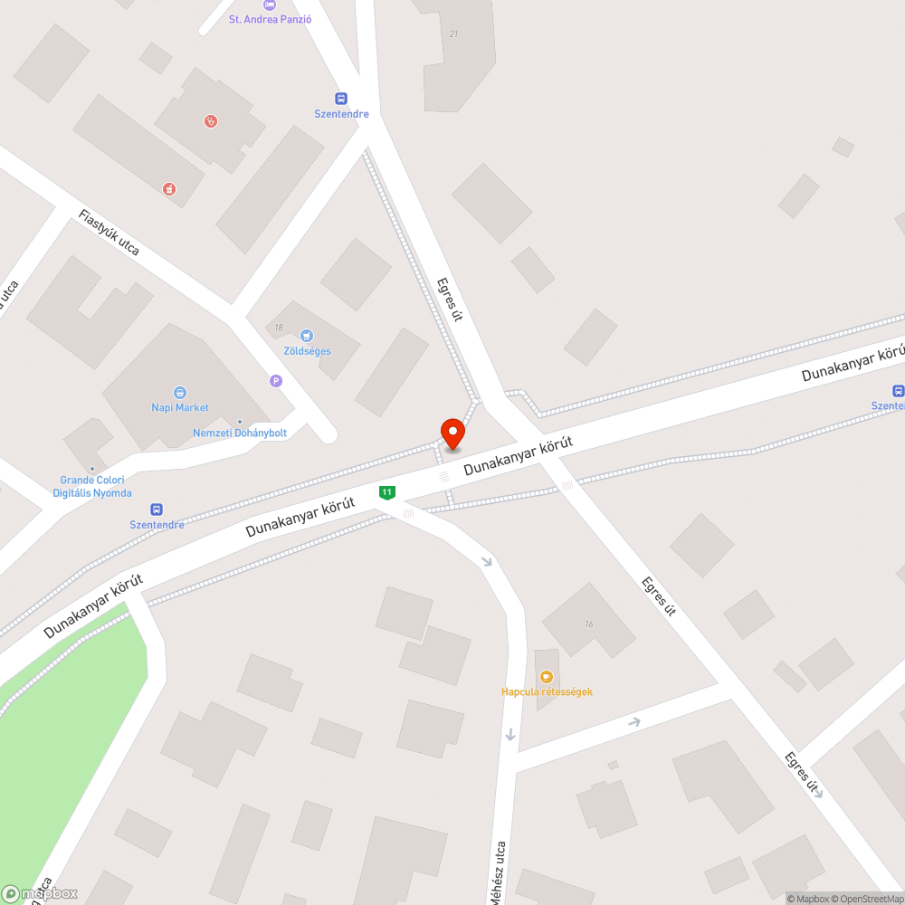 Eltérő méretű táblák bejelentés helye