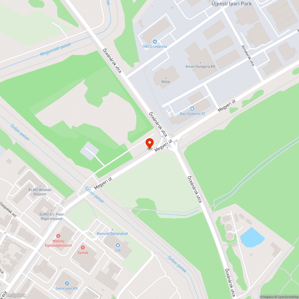 Óceán-árkok bejelentés helye