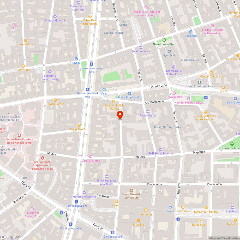 Túl keskeny járda bejelentés helye