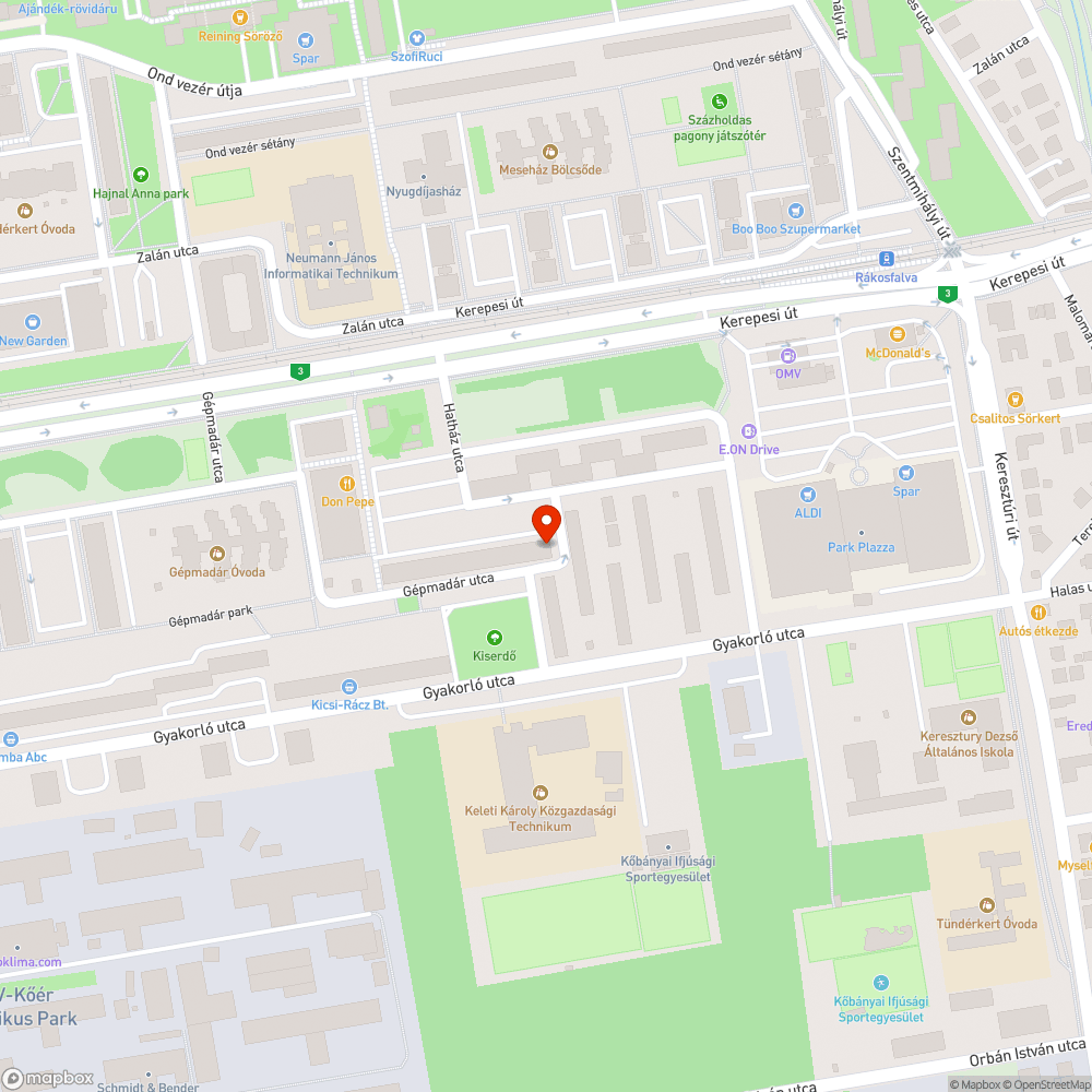 Rozsdás oszlop bejelentés helye