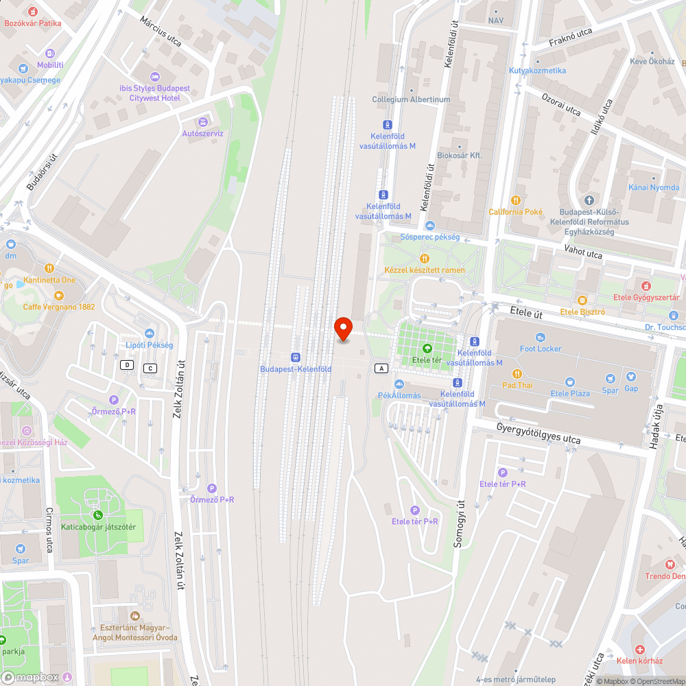 Sérült szemetes bejelentés helye