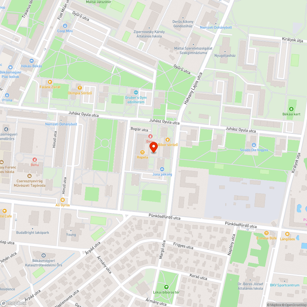 Szokásos bejelentés helye