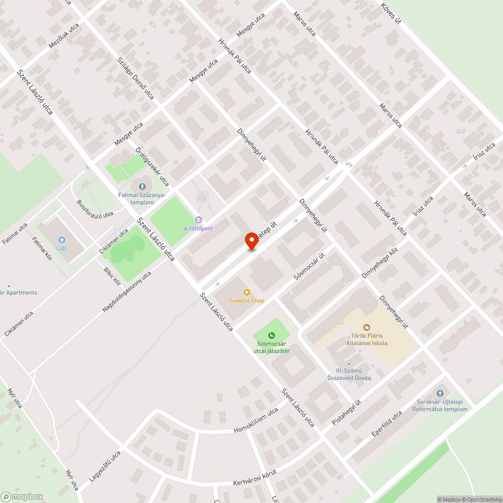 Nincs takarítva az utca bejelentés helye