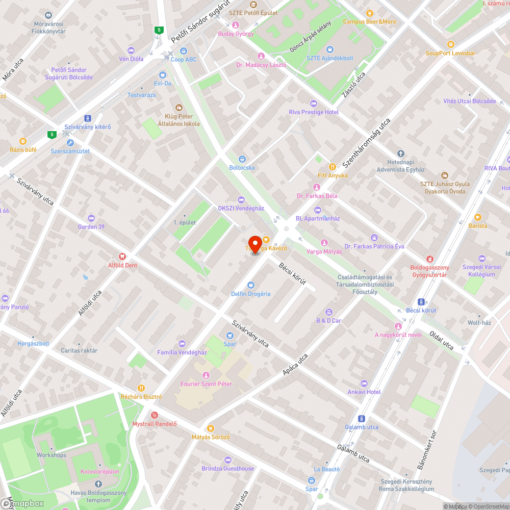 Sötét útszakasz bejelentés helye