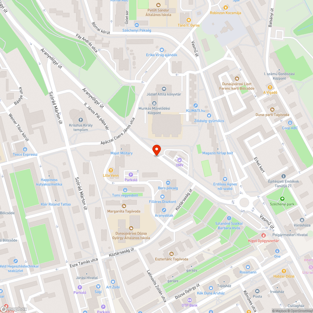 hibás lámpa bejelentés helye