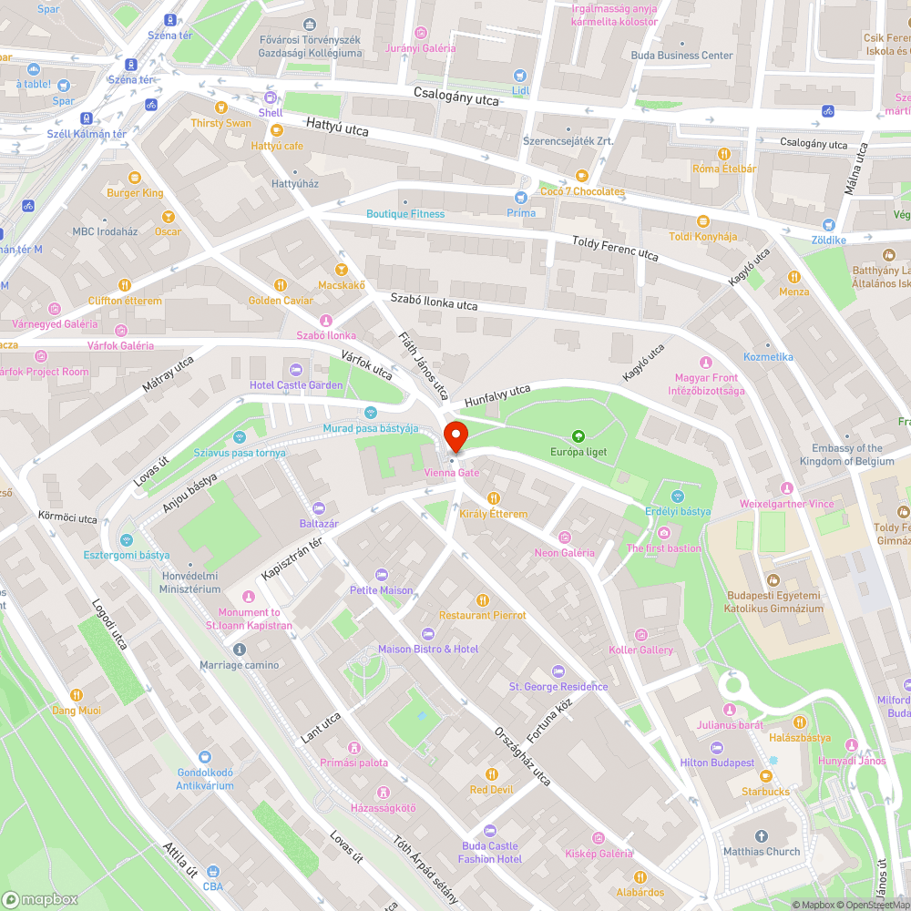 Bécsi kapu, Várnegyed bejelentés helye