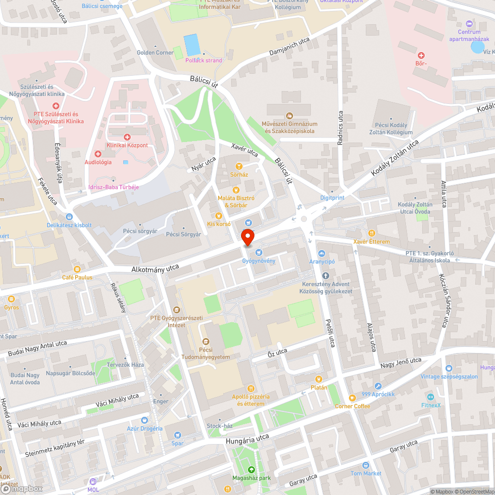 Szétesett pad bejelentés helye