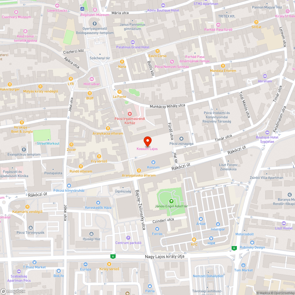 Botlásveszély bejelentés helye