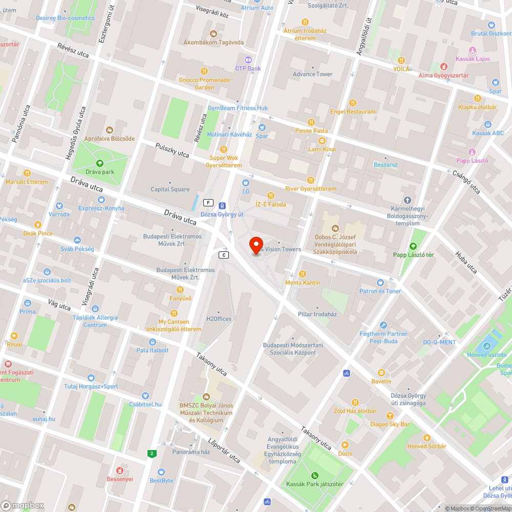 Elbontott taxi droszt után úgyhagyott burkolat bejelentés helye