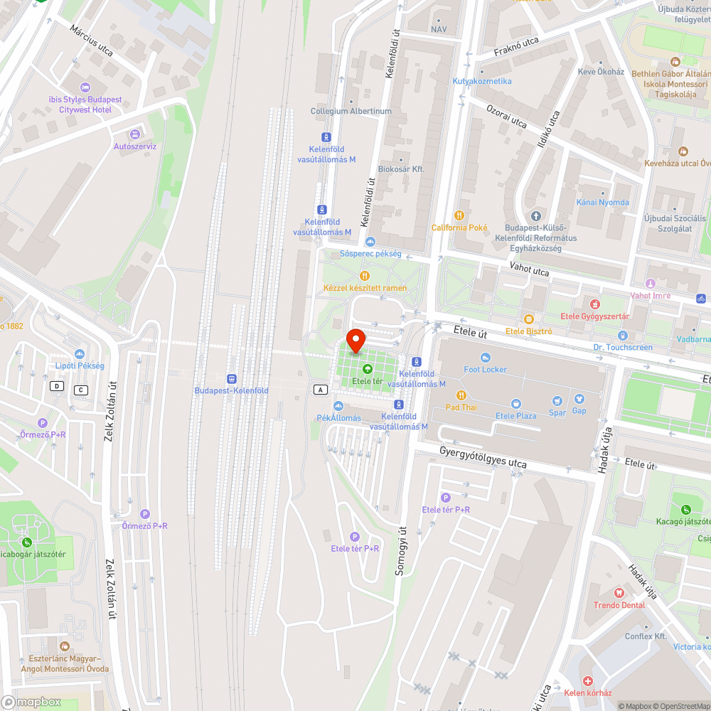 Elhagyott terelőtábla bejelentés helye