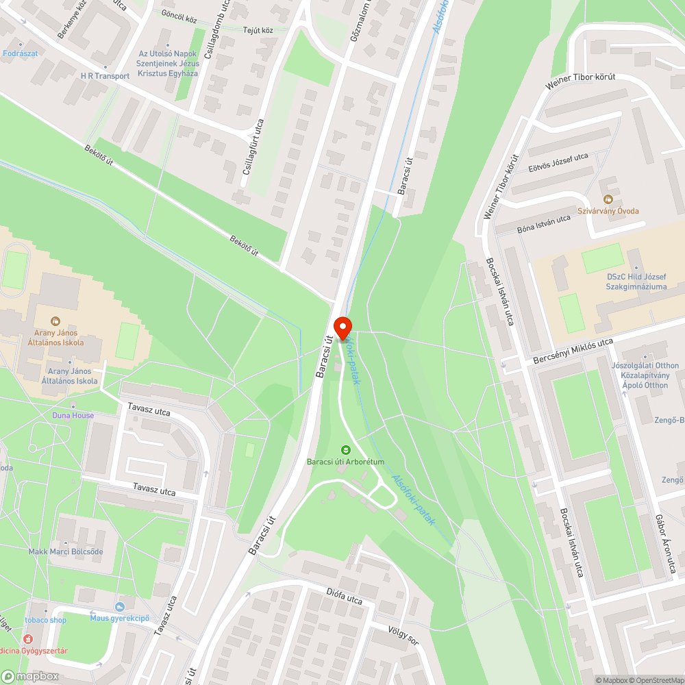 erdei bevásárlás bejelentés helye