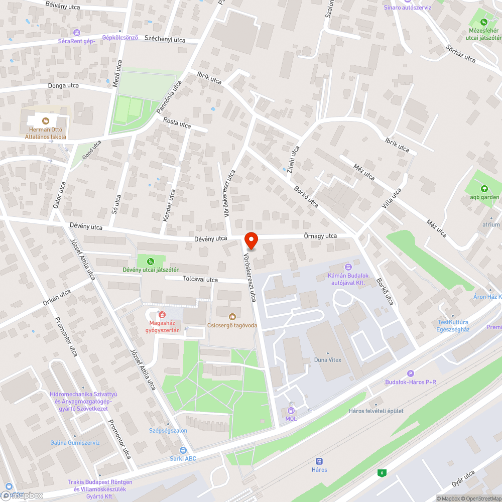 Állandó szemét bejelentés helye