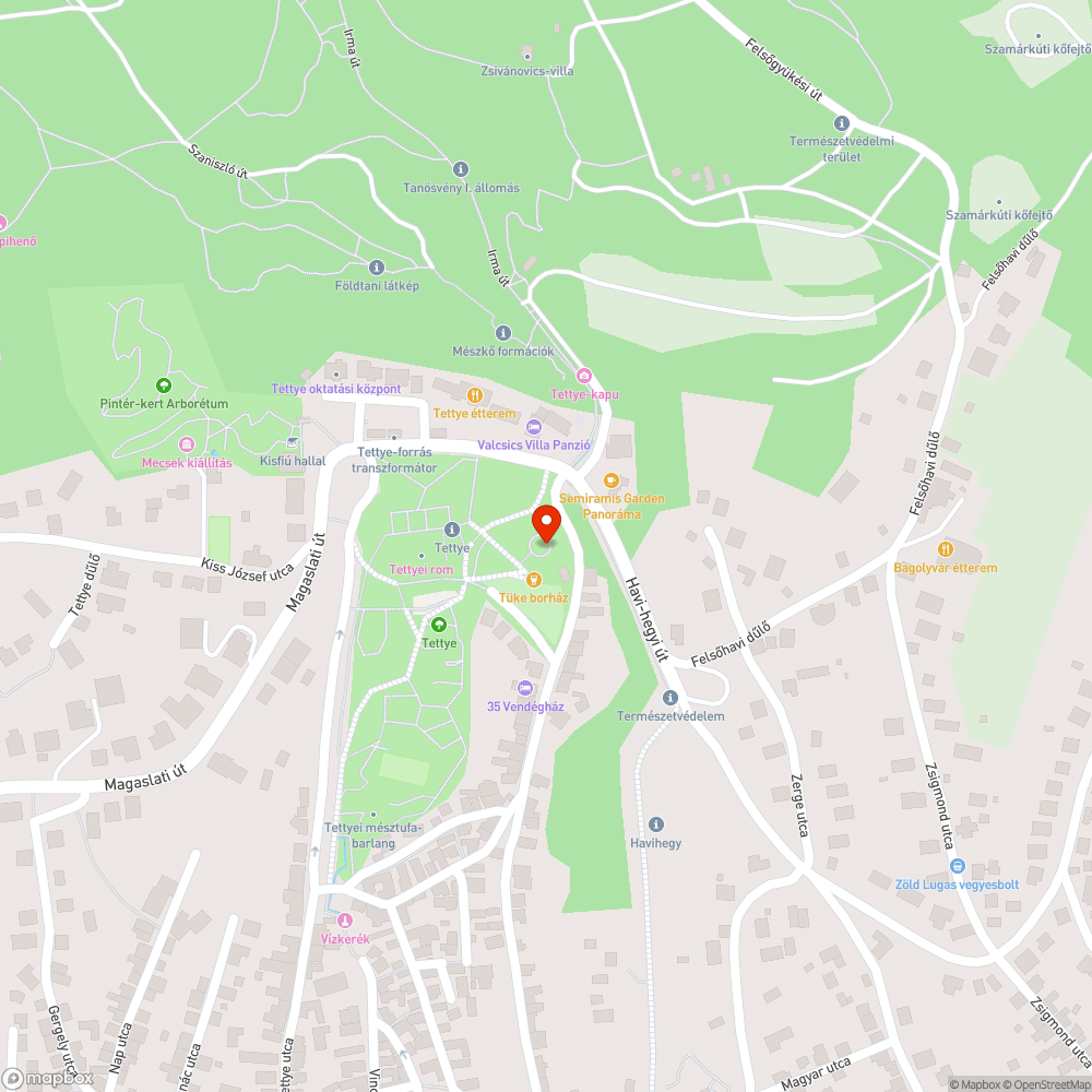 Tettyei padok bejelentés helye