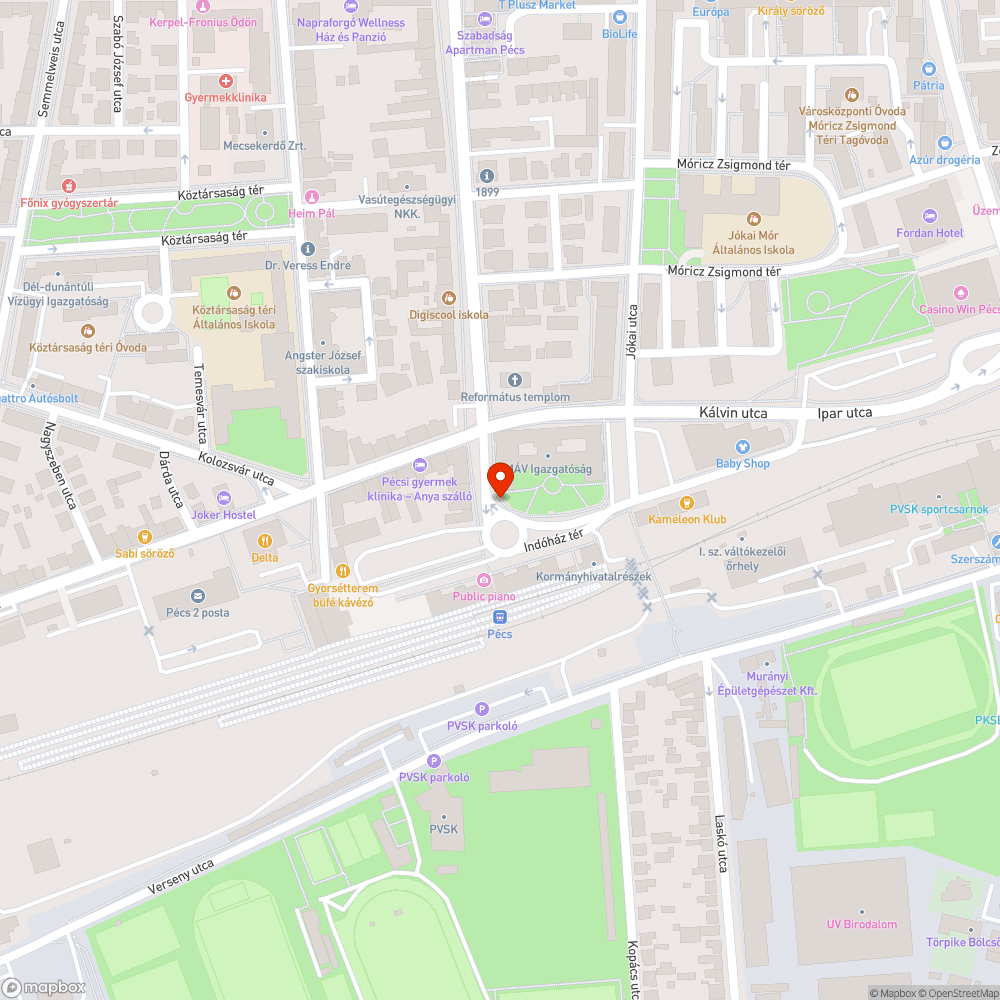 Fedlapok bejelentés helye