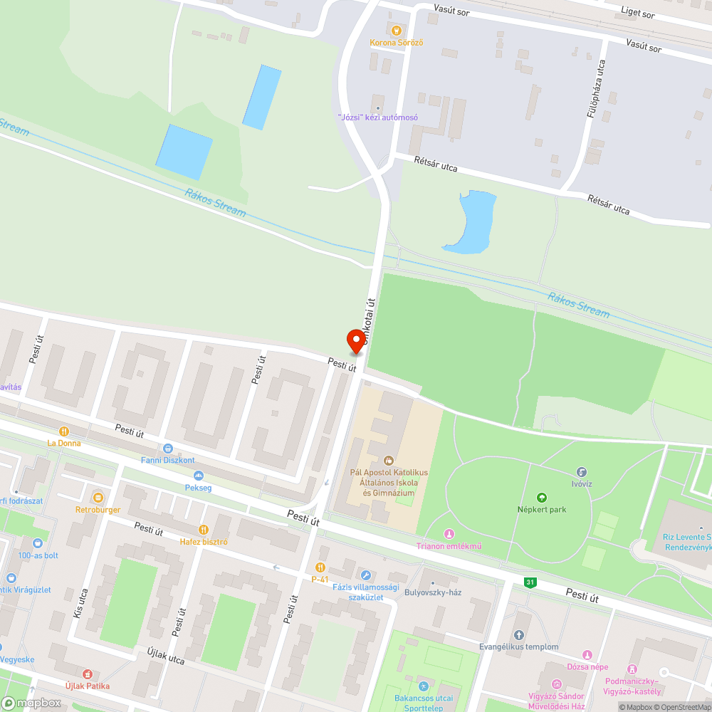 Felfestés majdnem teljesen lekopott a jelölt helyen. bejelentés helye