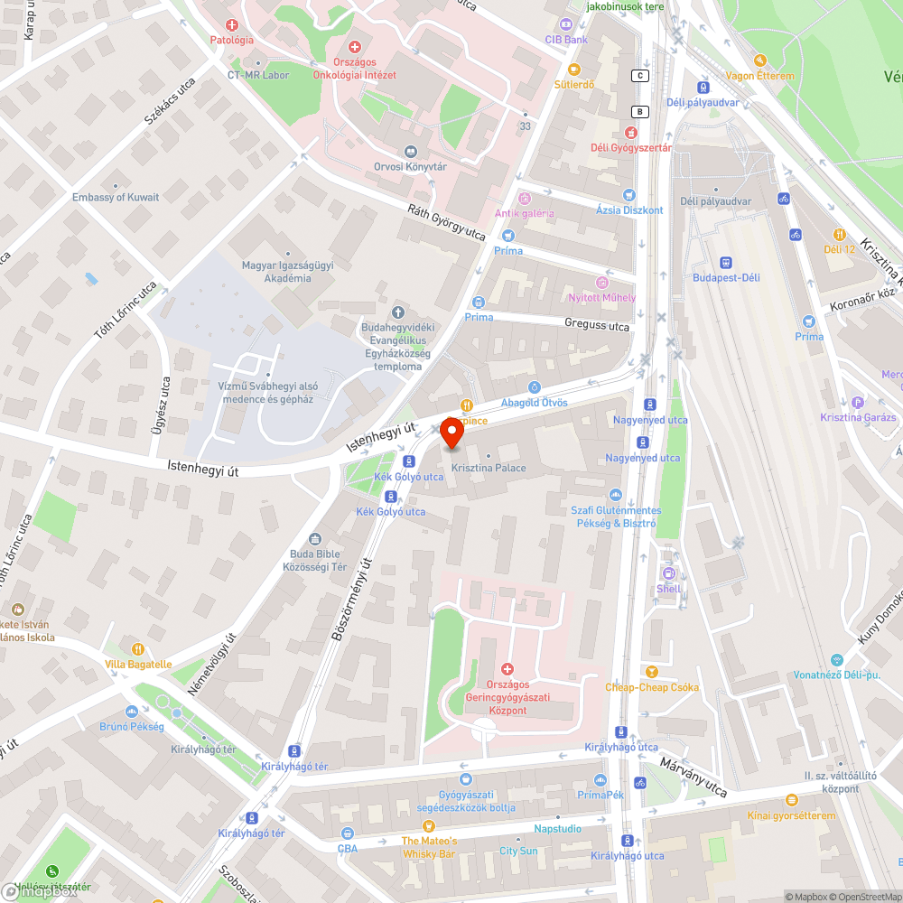 Megrongálódott fél "szekrény" funkció nélkül bejelentés helye