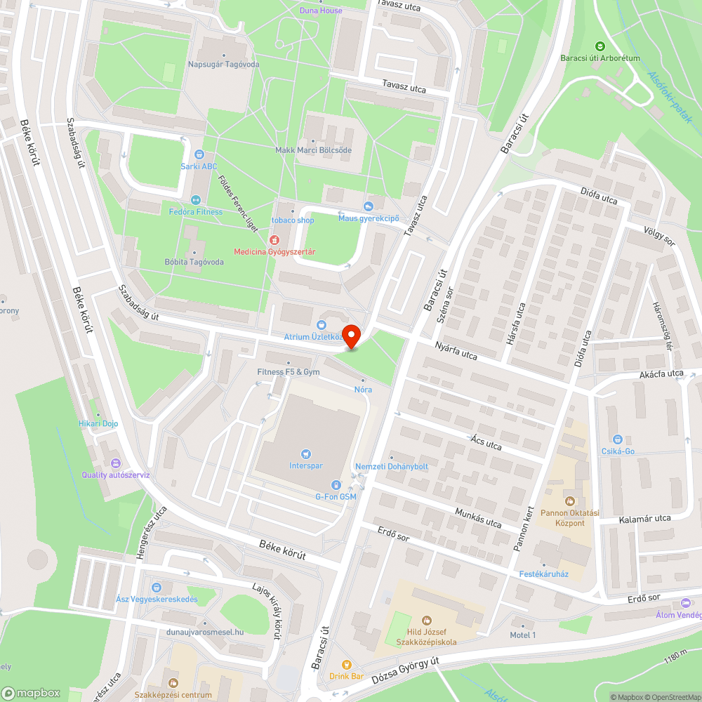 nyitott oszlopajtó bejelentés helye