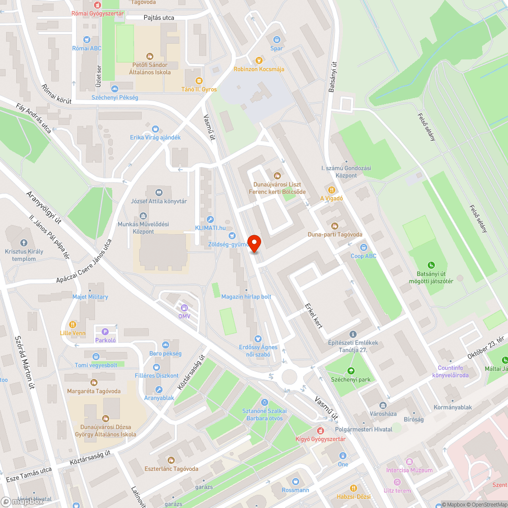 összefirkált szekrény bejelentés helye