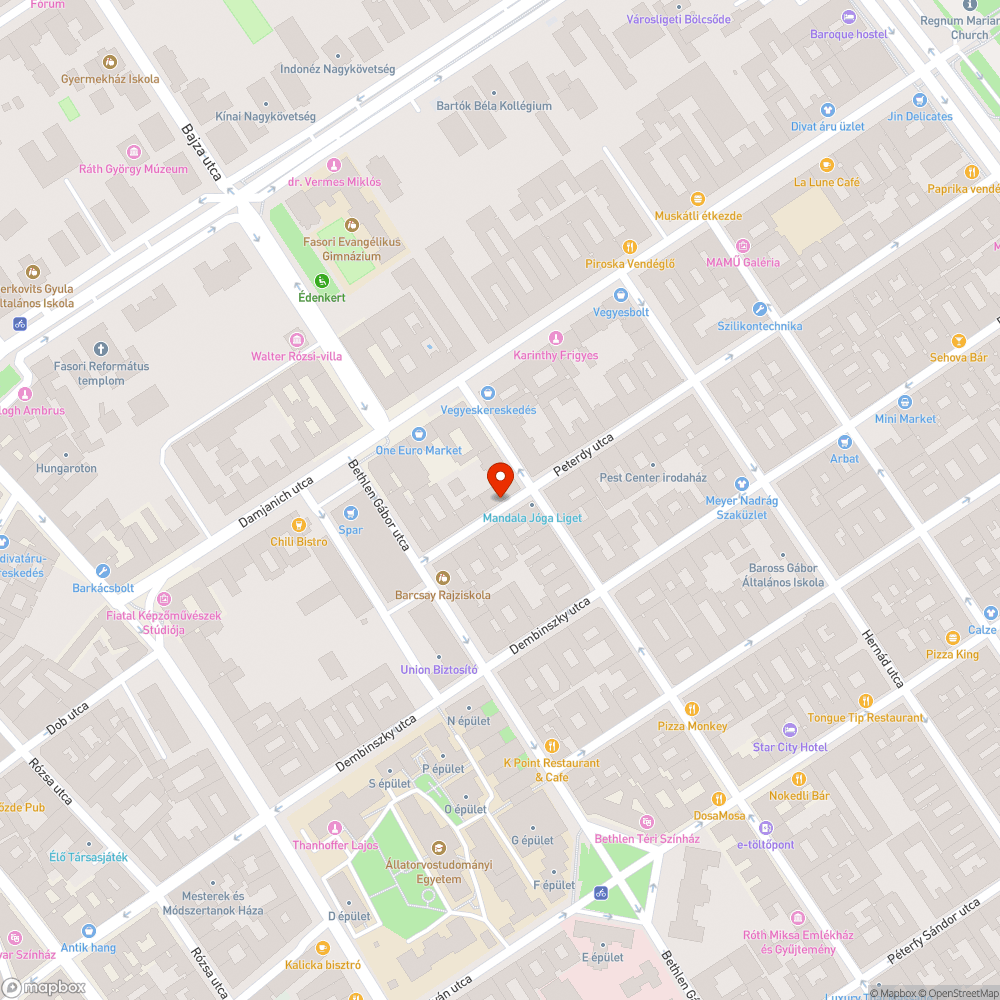 Lezárt járda és parkoló bejelentés helye