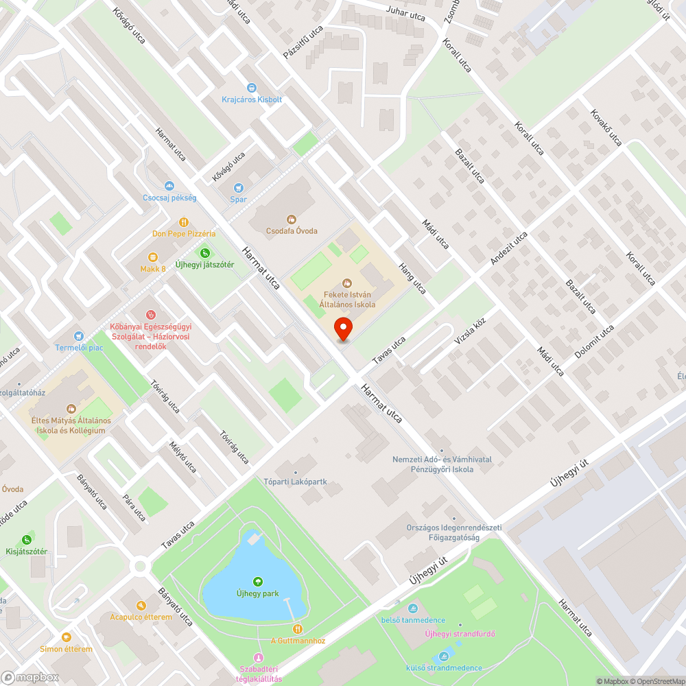 Gyalogosbotlató bejelentés helye