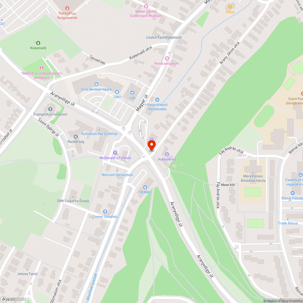 hibás lámpa bejelentés helye