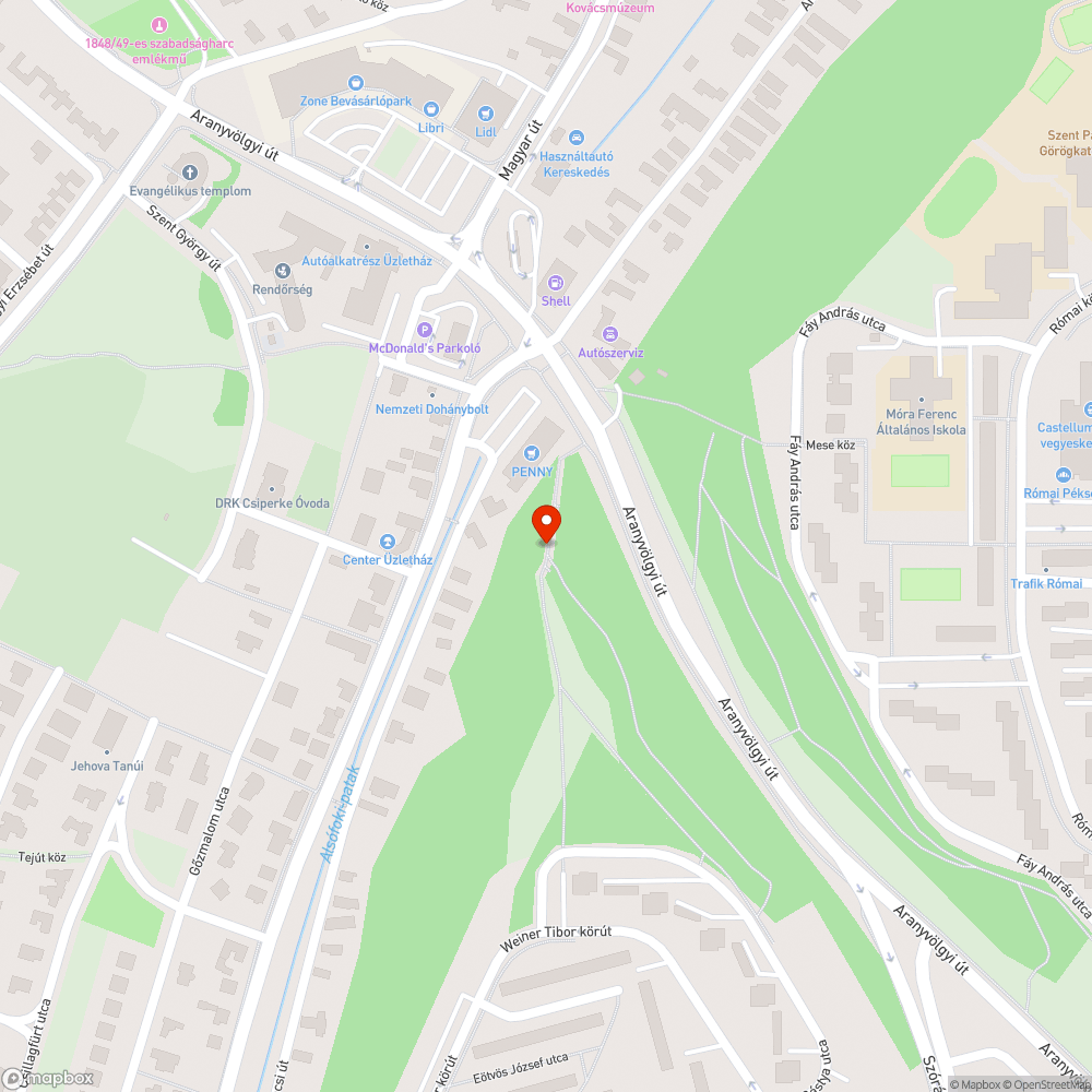 hibás lámpa bejelentés helye