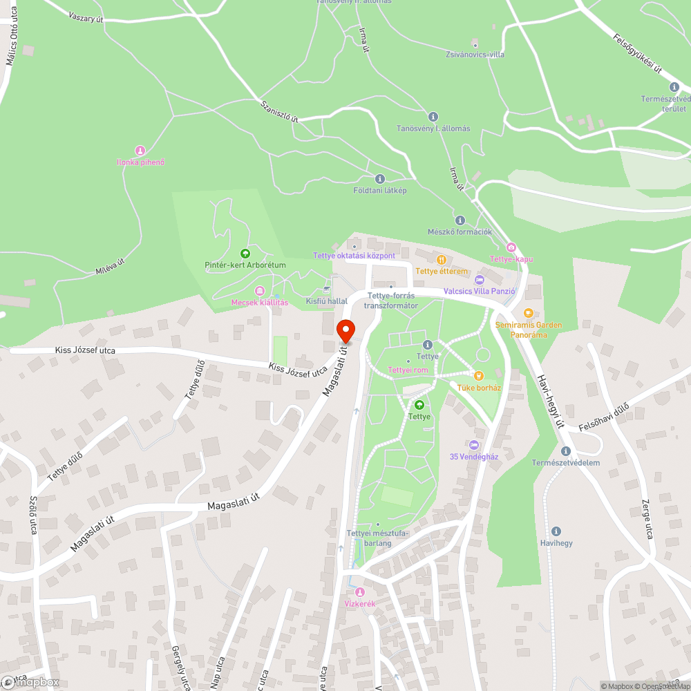 Üres fahelyek bejelentés helye