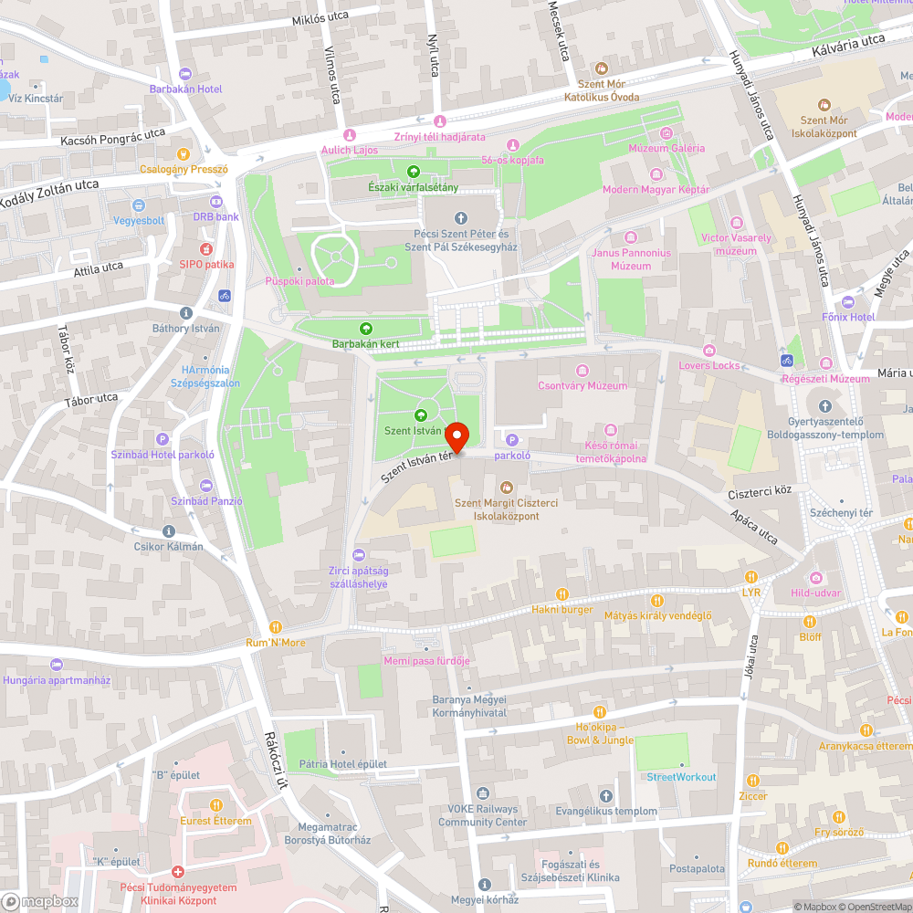 Galambok bejelentés helye